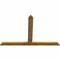 Ekena Millwork Portland Rough Sawn Timber Gable Bracket, Western Red Cedar, 84"W x 56"H x 2"D x 6"F, 16/12 Pitch GBW084X56X0206POR00RWR - alternate 2